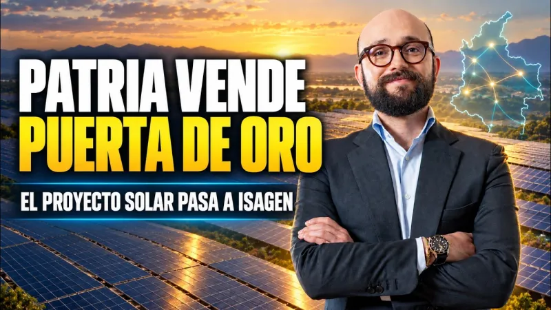 Embedded thumbnail for  Patria acuerda vender a ISAGEN el mayor parque solar de Colombia
