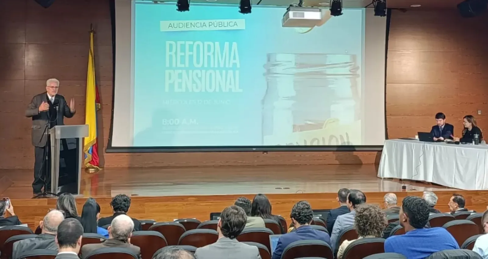 Rueda de prensa reforma pensional