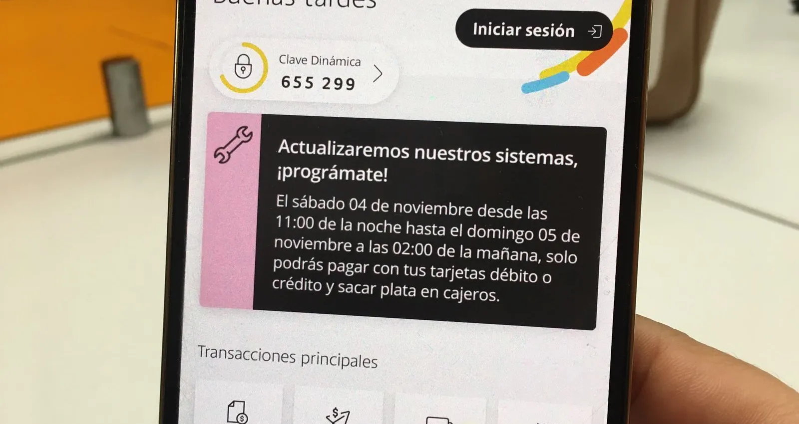 La app de Bancolombia anuncia novedades