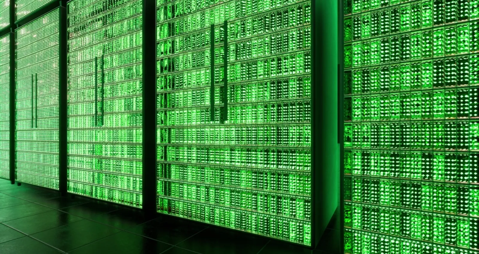 Fondo verde con cajones de otras tonalidades