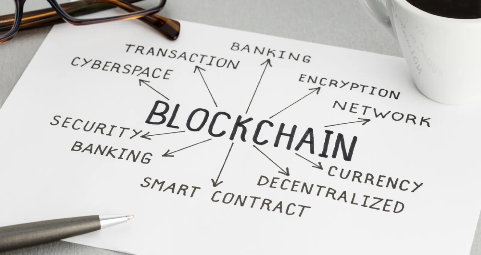 foto de una imagen que dice block chain