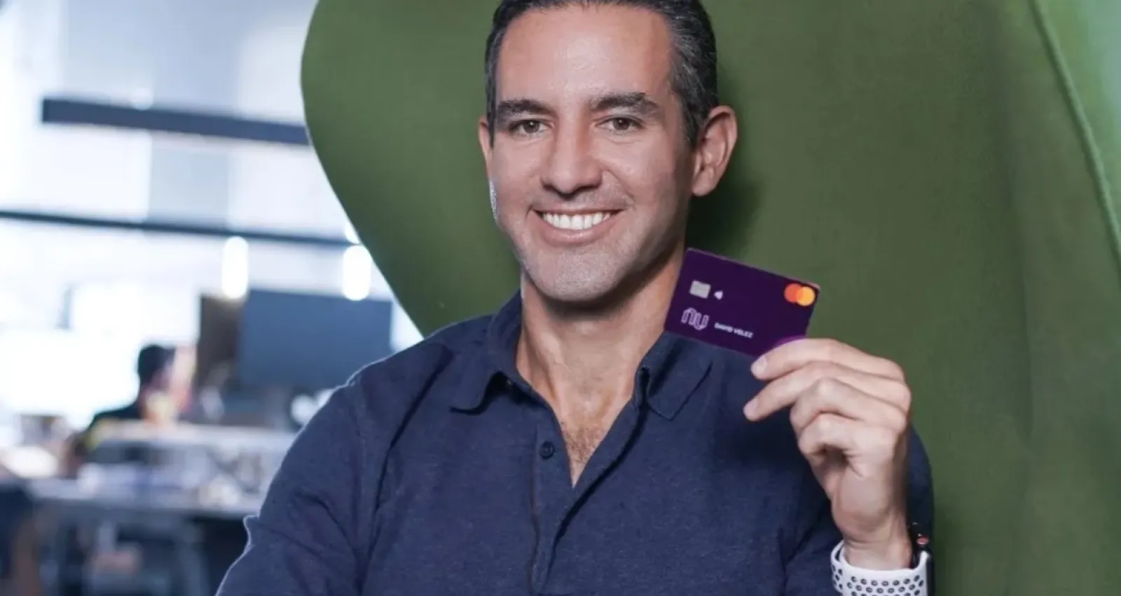 Foto de David Vélez, fundador del banco Nubank