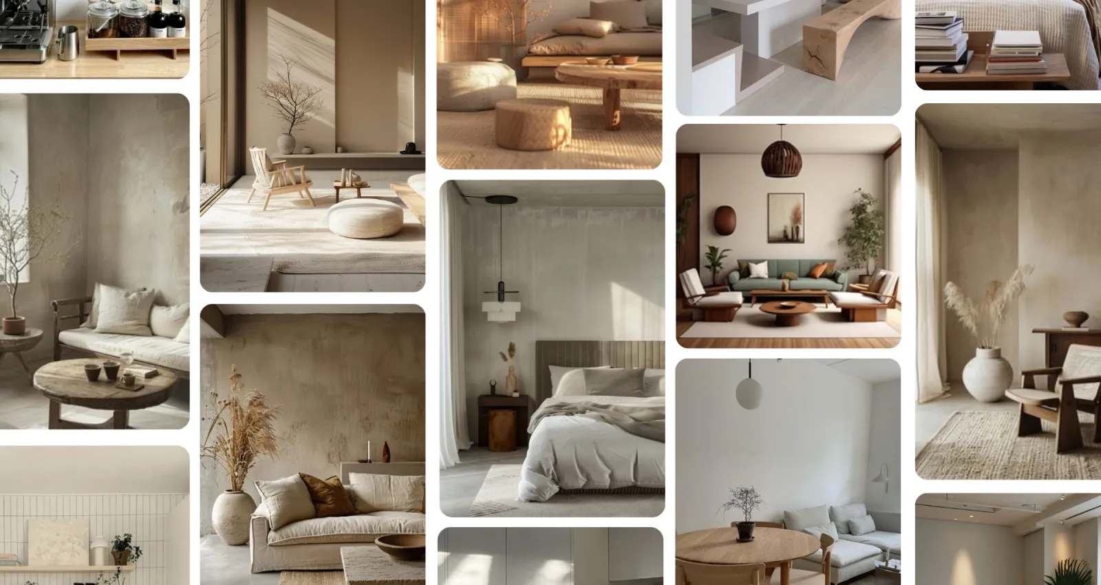 una variedad de imagenes de casas y habitaciones