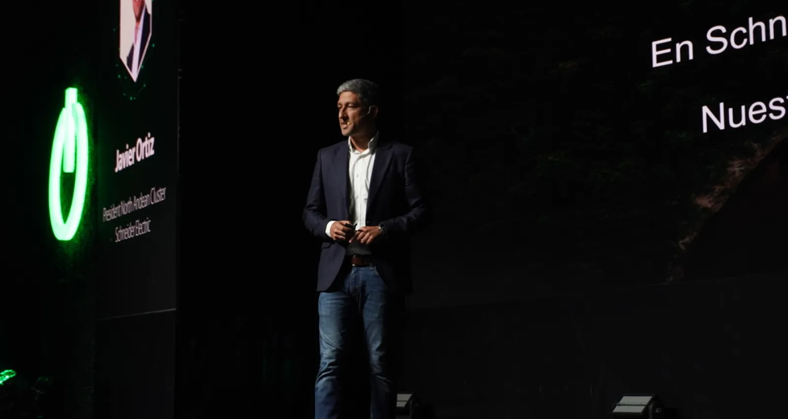 Foto de Javier Ortiz, presidente del Cluster Andino Schneider Electric