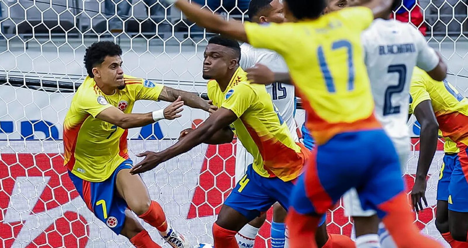Foto de jugadores de la selección colombia