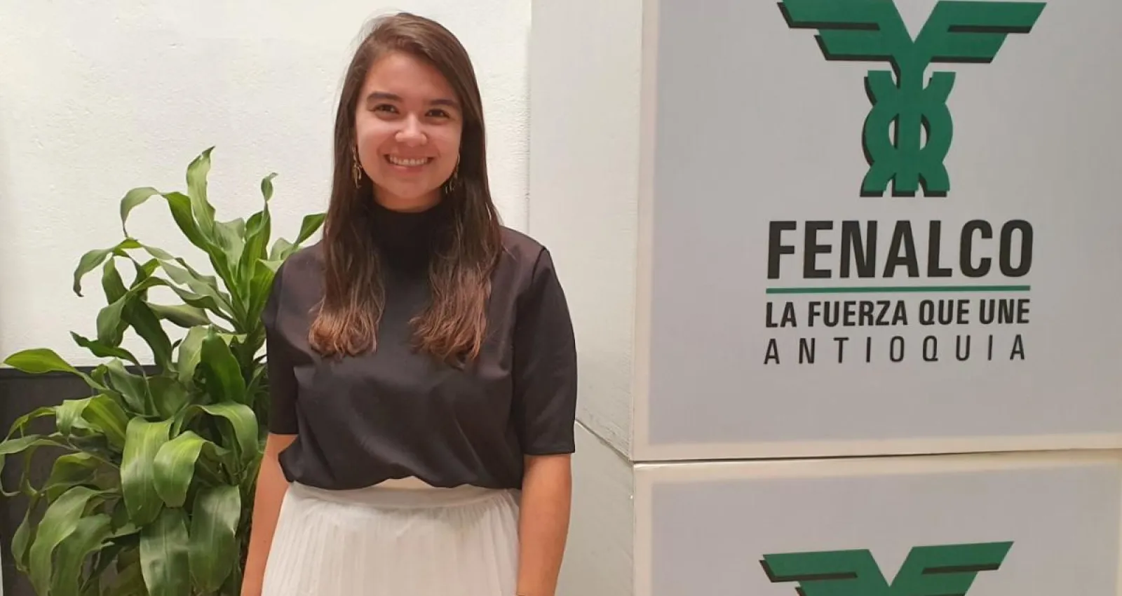 Foto de la directora de fenalco antioquía