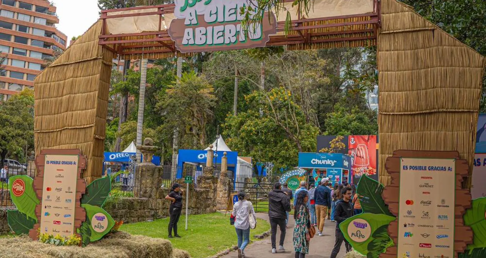 Foto de la entrada de uno de los eventos de Bogota Eats