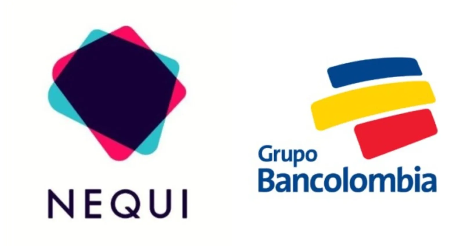 Foto de dos logos: nequi y bancolombia