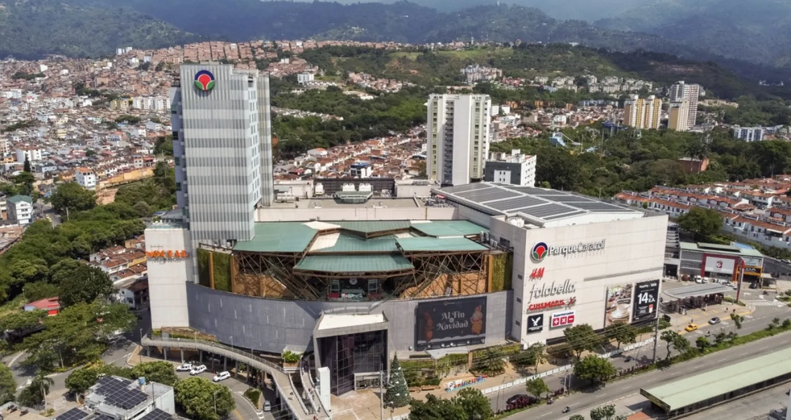 Foto de un centro comercial en Bogotá
