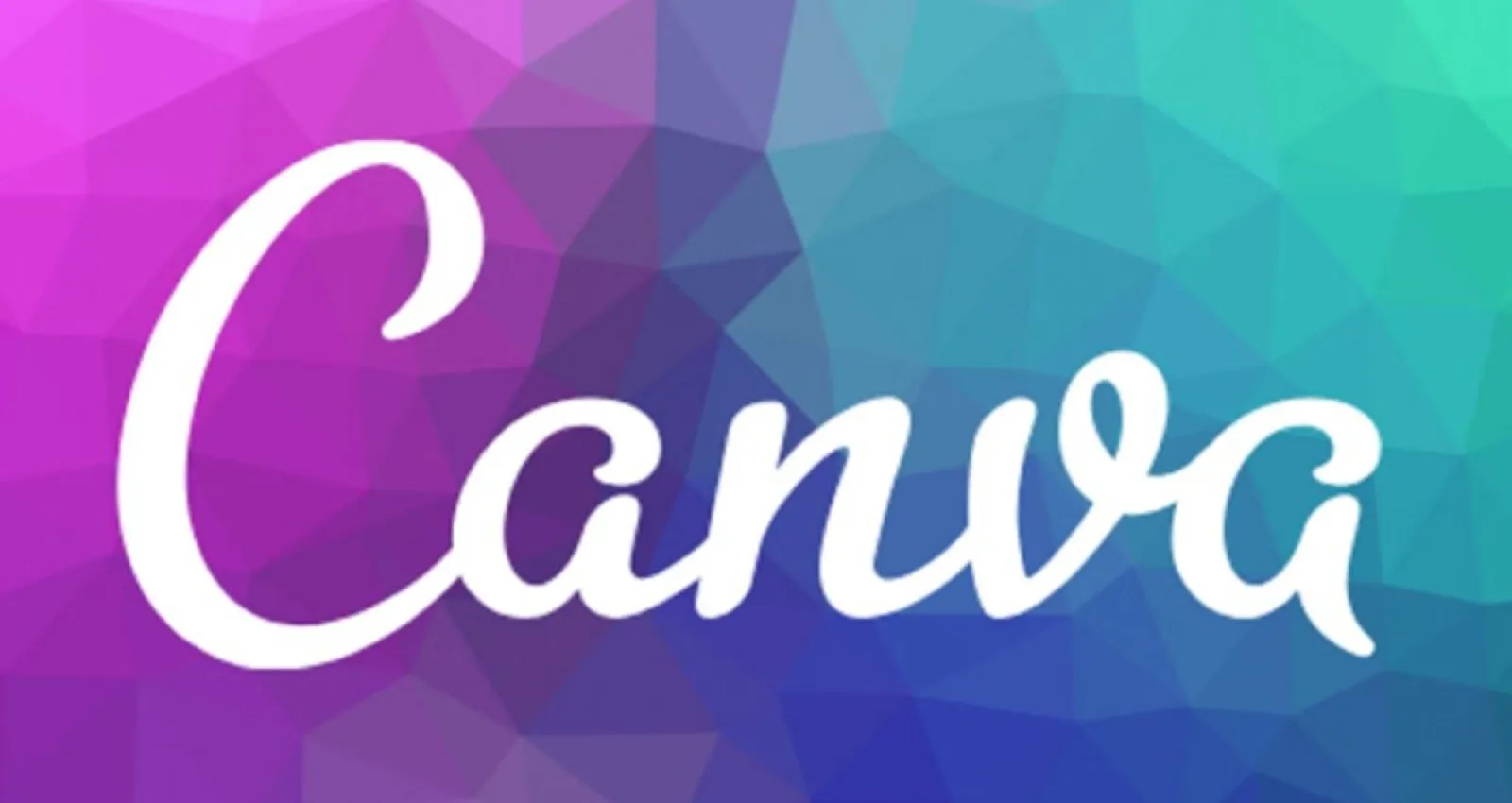 Foto del logo de canva con un fondo azul y morado