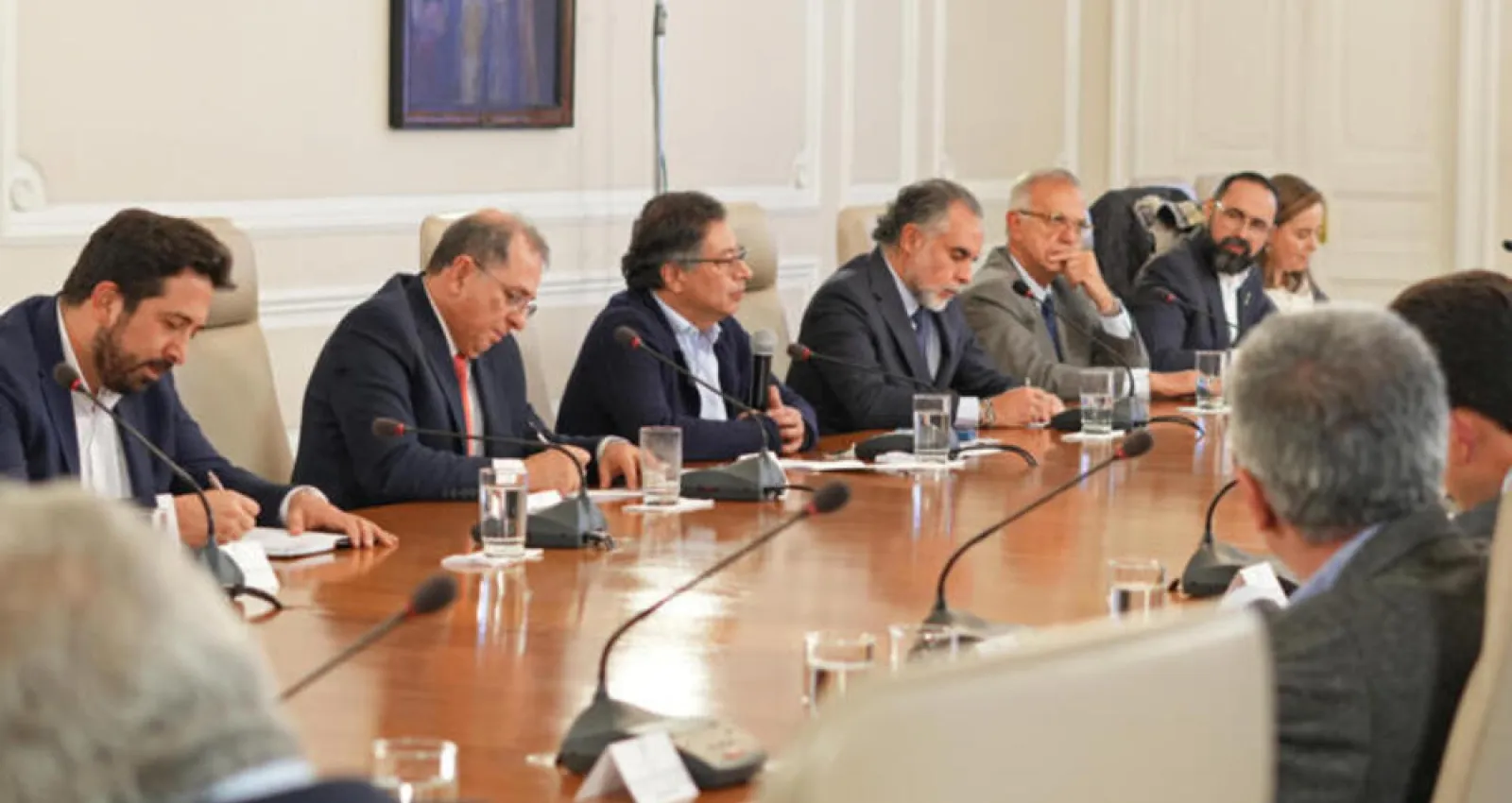 Foto del más reciente consejo de ministros de petro