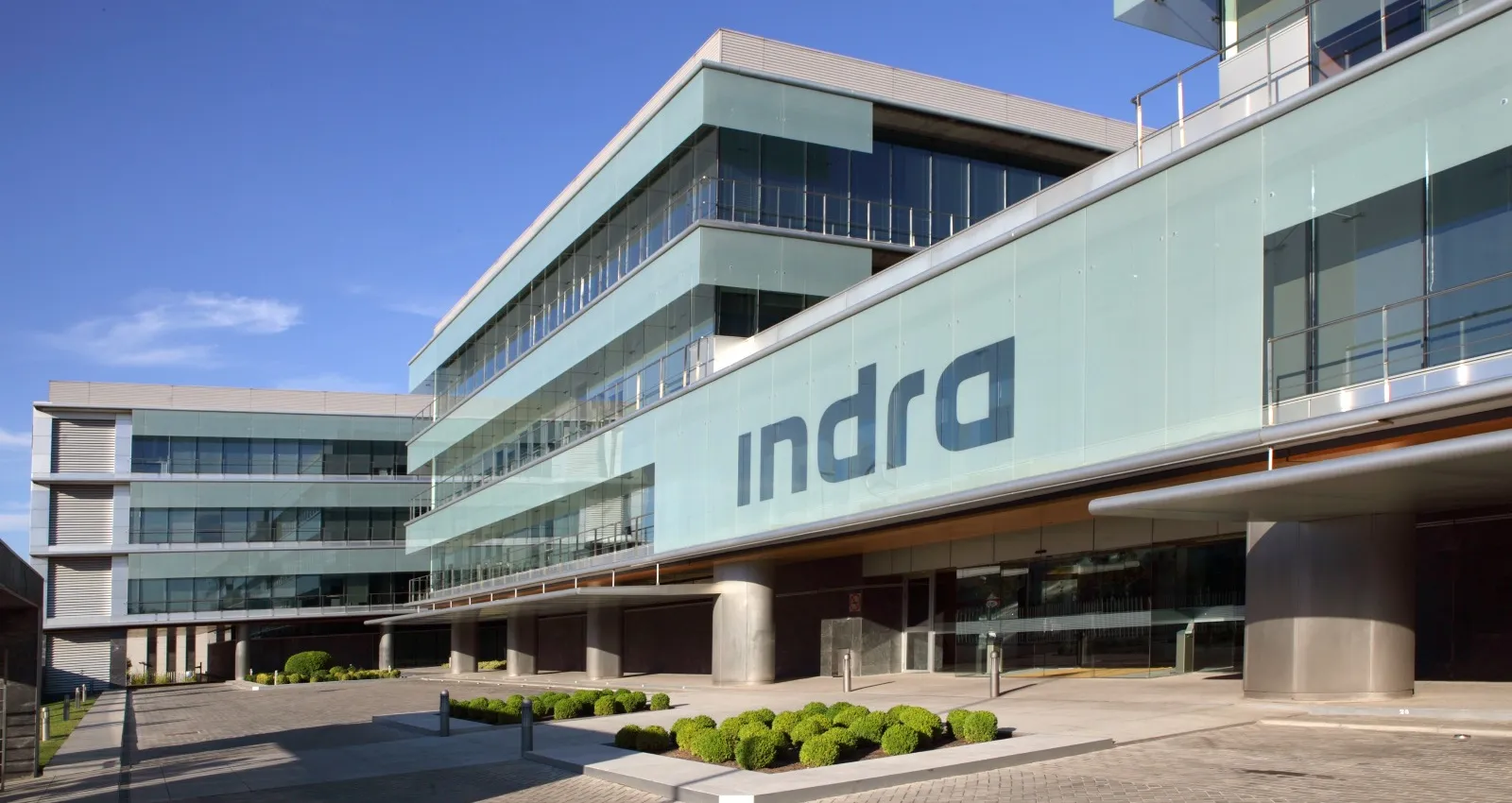Fachada del edificio Indra