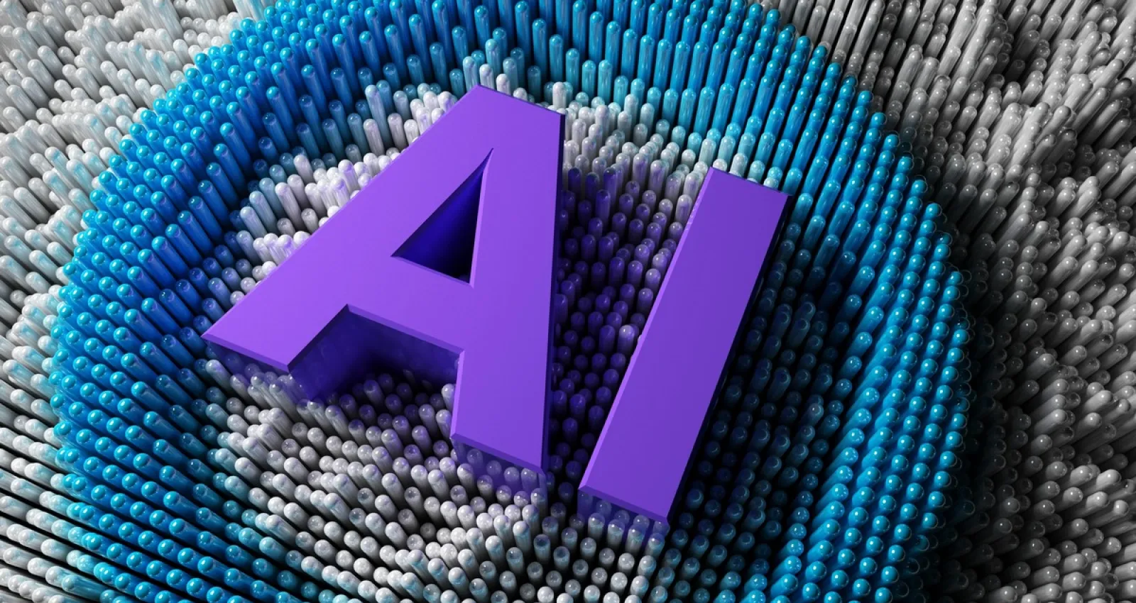 Un logo resaltado por cuadros con las letra A e I, lo cual alude a artiligencia artificial