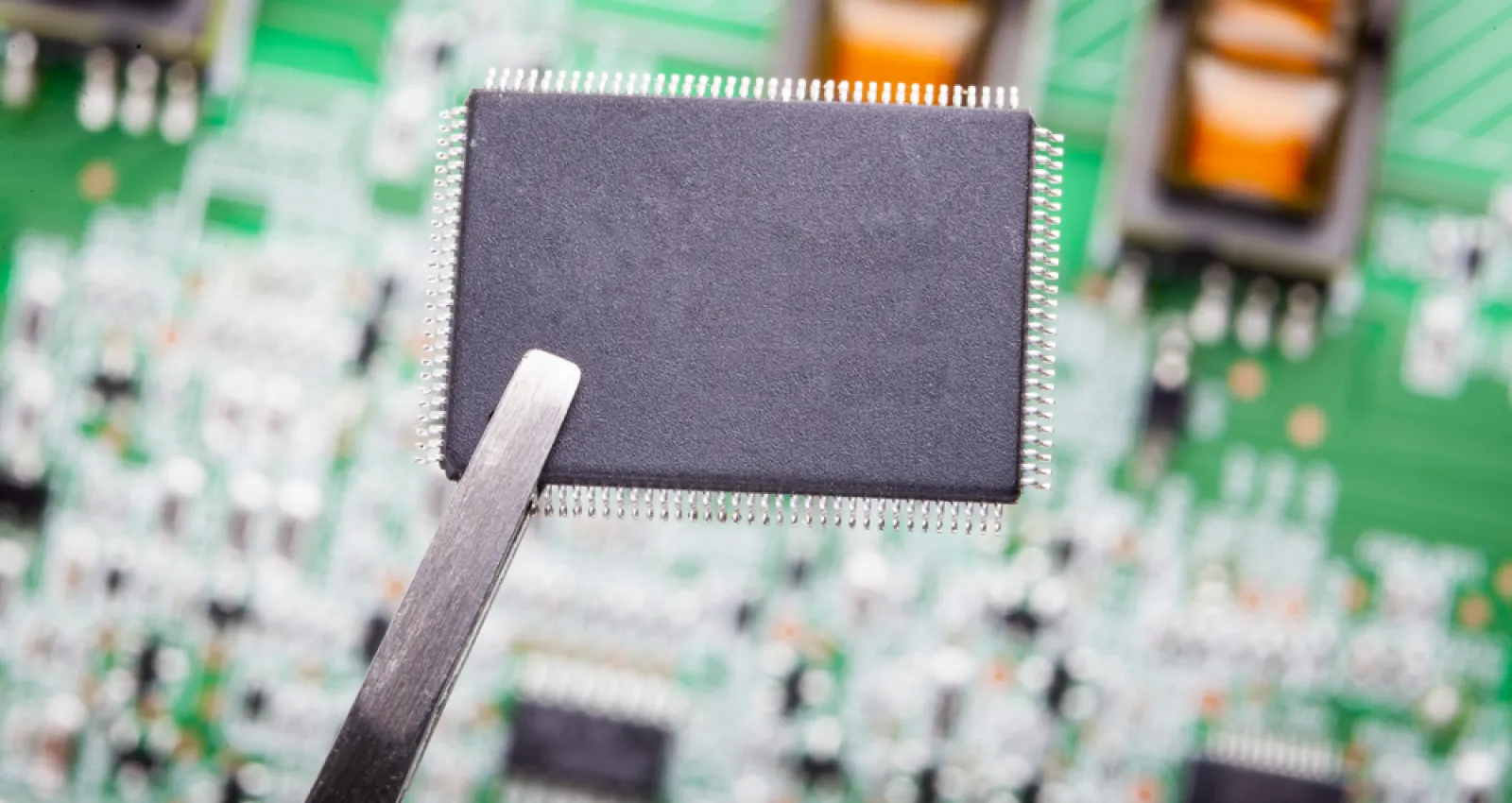 Fotografía de un micro-chip