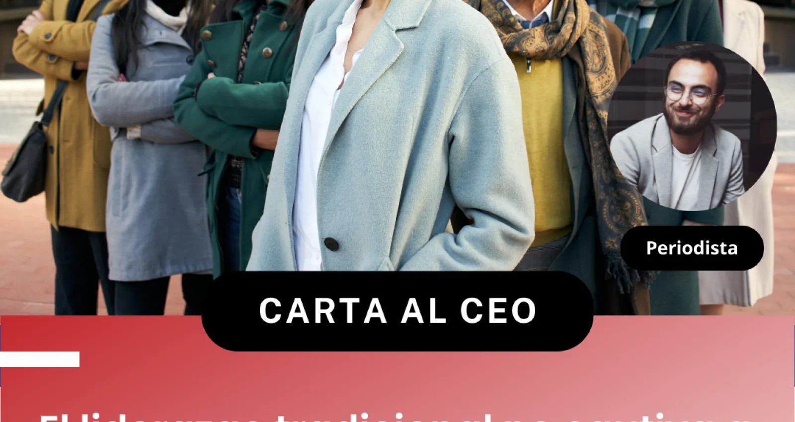 Trabajadores mirando a la cámara