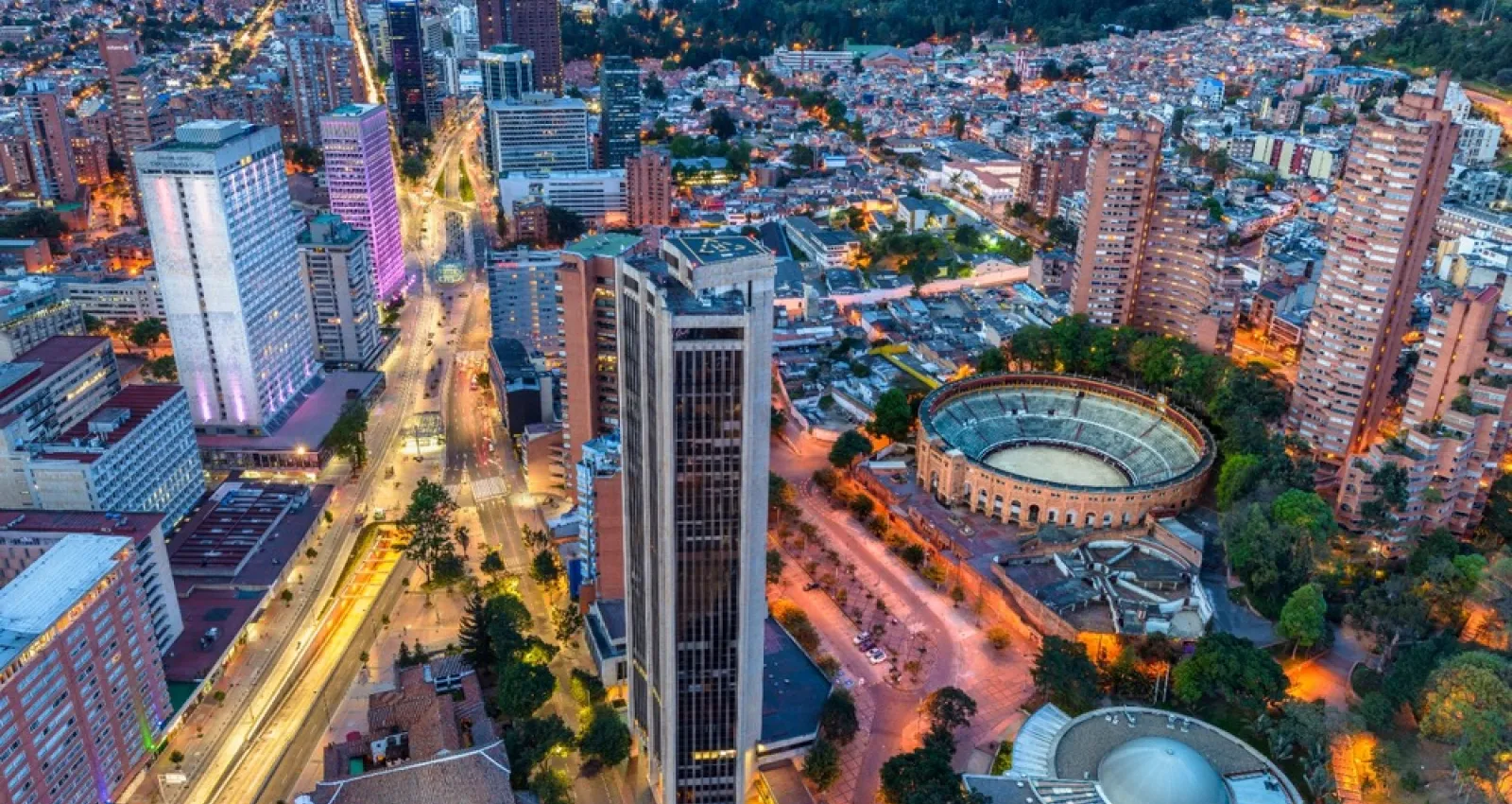 Panorámica Bogotá para ver calidad de vida