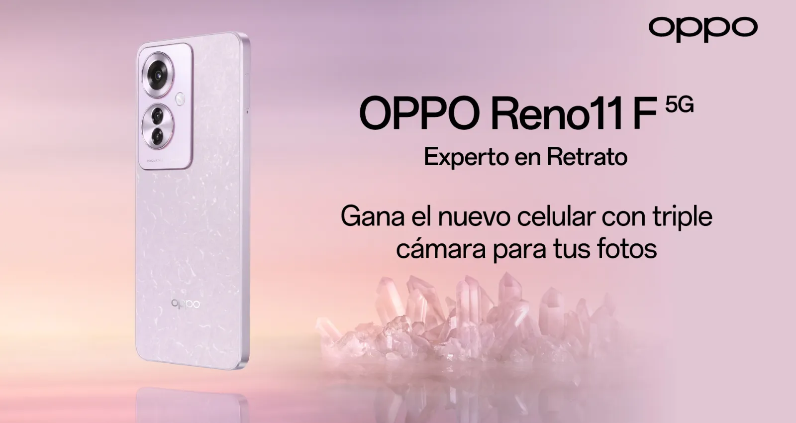 Imagen concurso de OPPO para ganar un celular diario