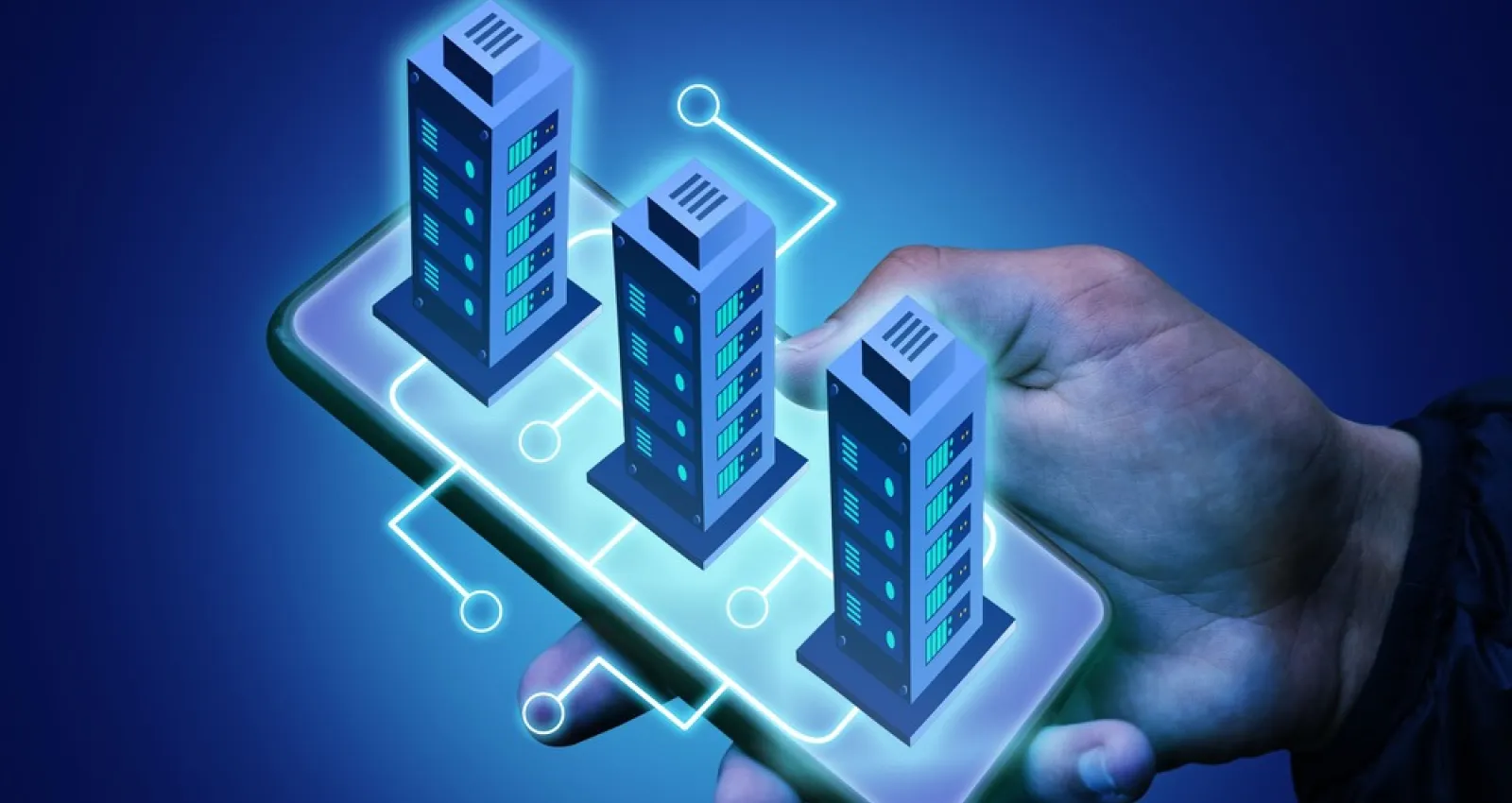 Foto de una estructura azul 