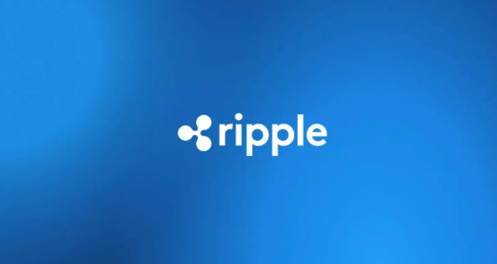 Texto de ripple con fondo azul