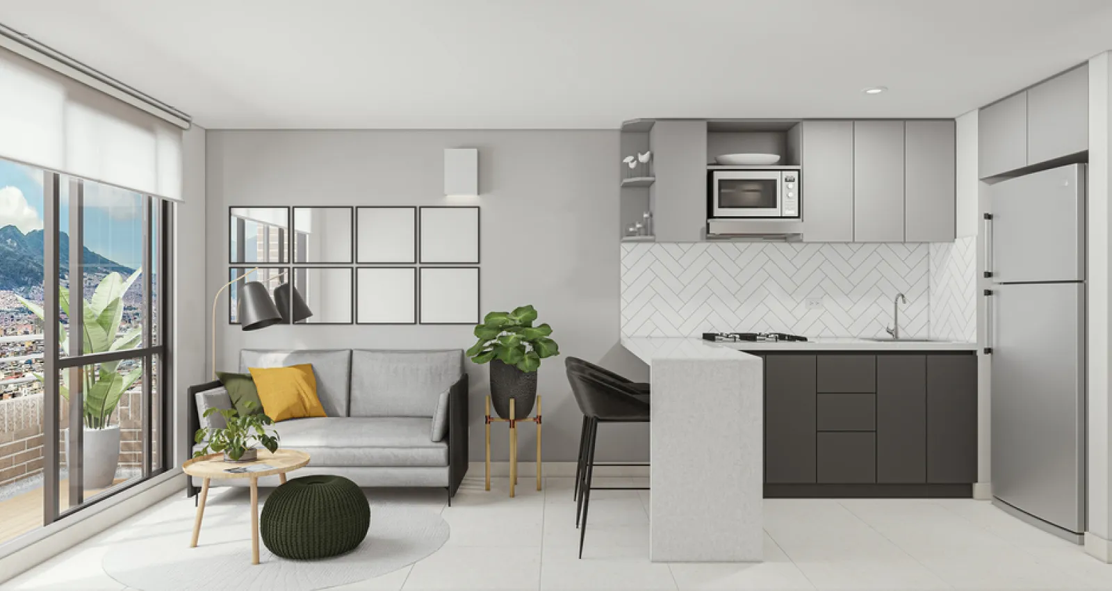 Simulación de una vivienda en Bogotá
