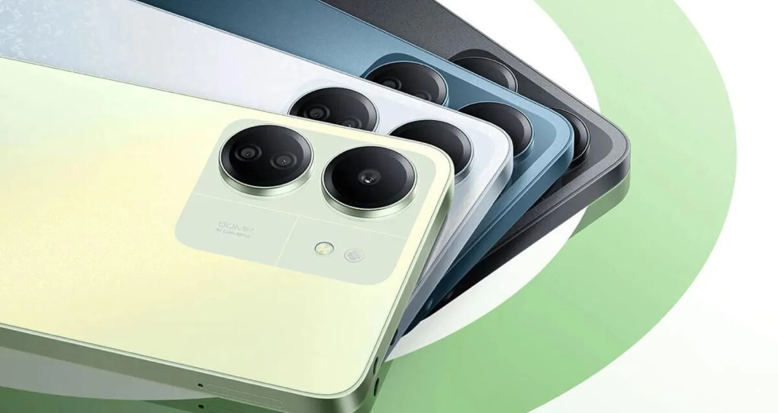 Teléfonos Redmi 13C en varios colores