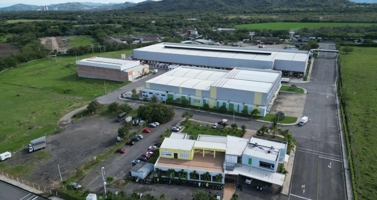 una planta baja con casas 
