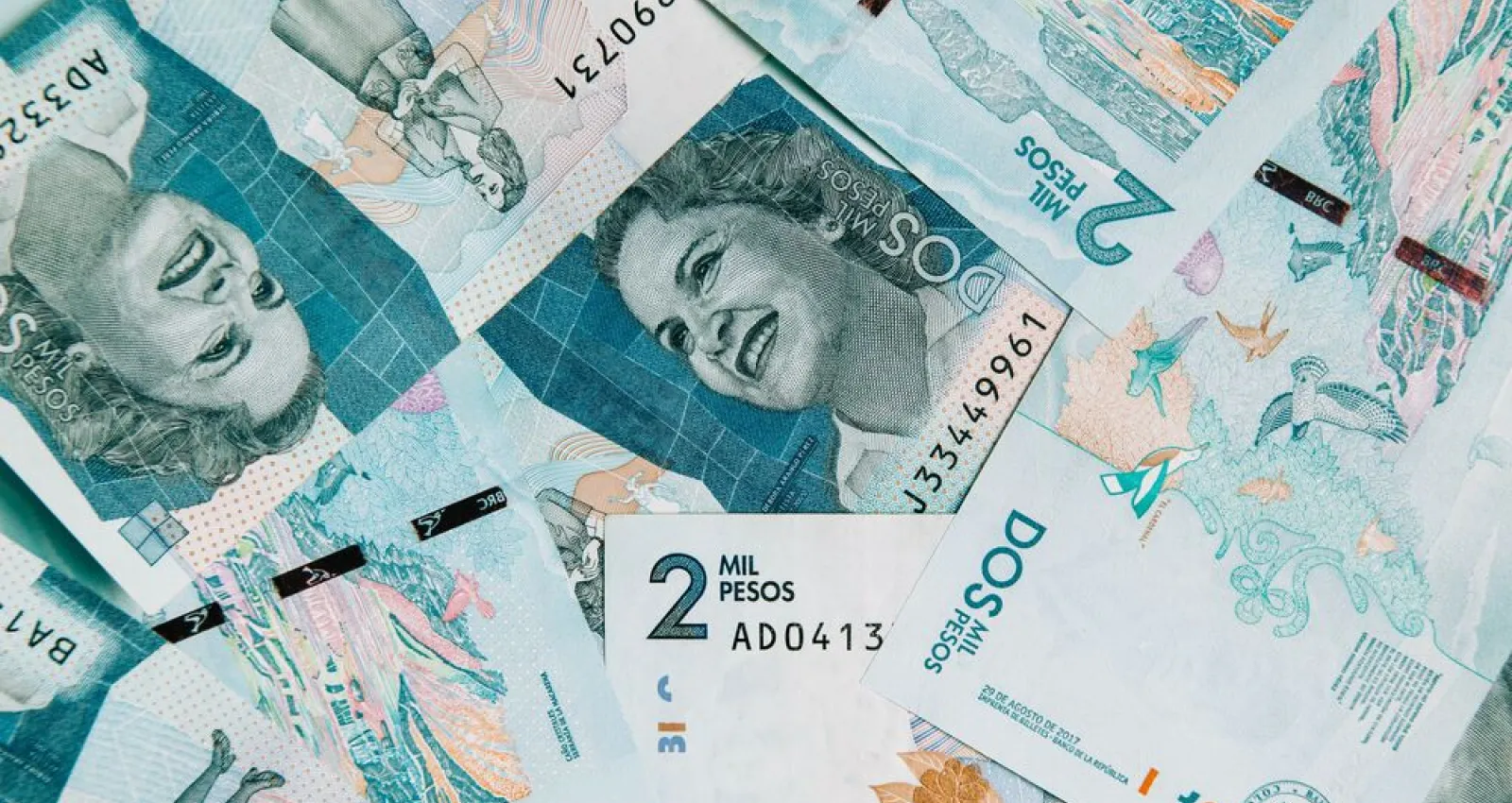 Representación de dinero colombiano
