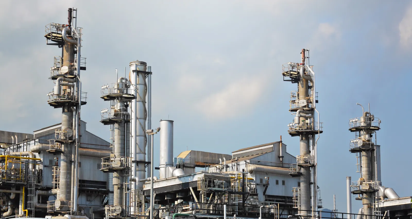 Foto de una refineria