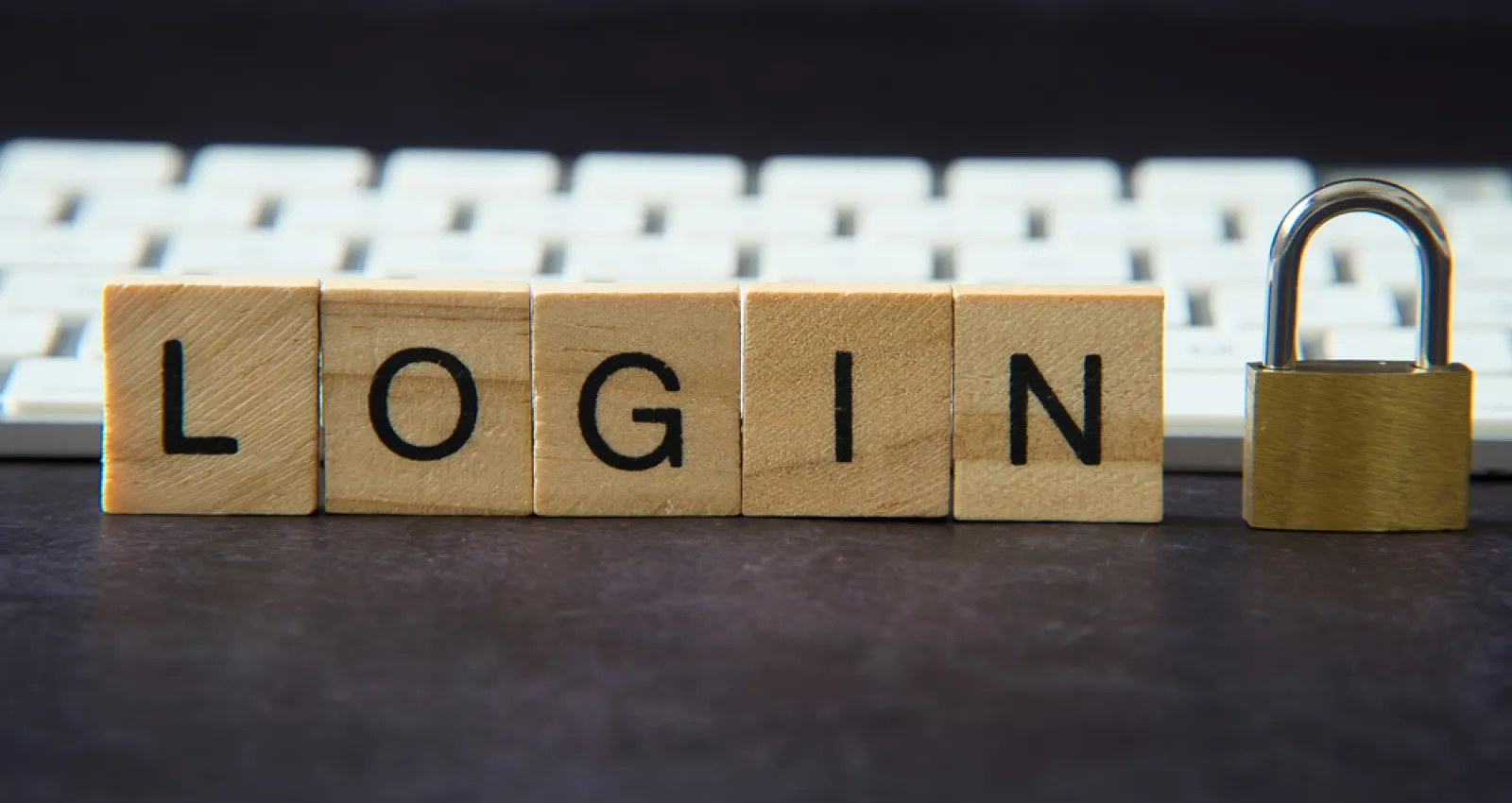 Foto genérica de un mensaje que dice: LOGIN
