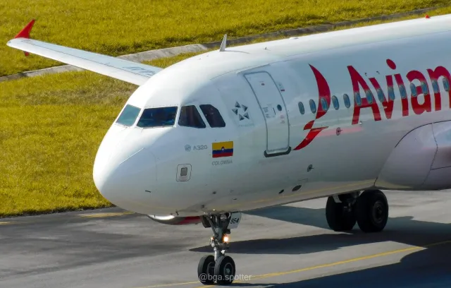 Foto de avión de Avianca