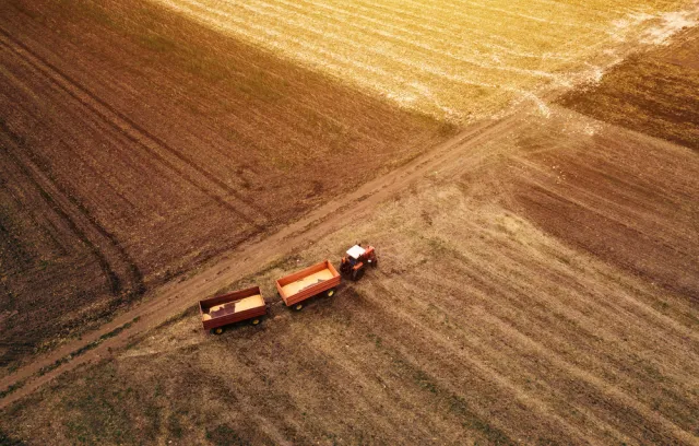 Agricultura vista aérea