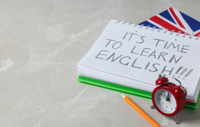 Imagen como mensaje es tiempo de aprender inglés