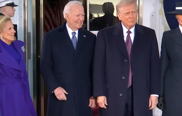 foto de donald trump y joe biden
