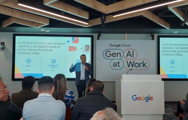 Foto de Jorge Arias, vocero de Google Workspace