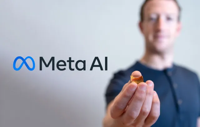 Foto de Mark de Meta con una pastilla en su mano