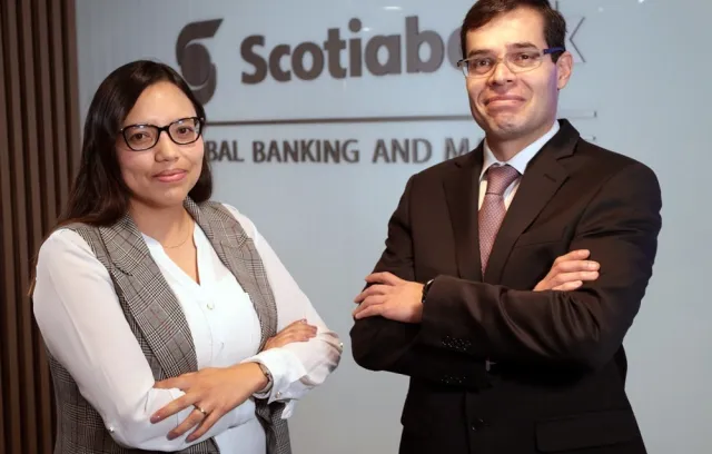 Jackeline Piraján y Sergio Olarte. Economistas de Scotiabank Colpatria