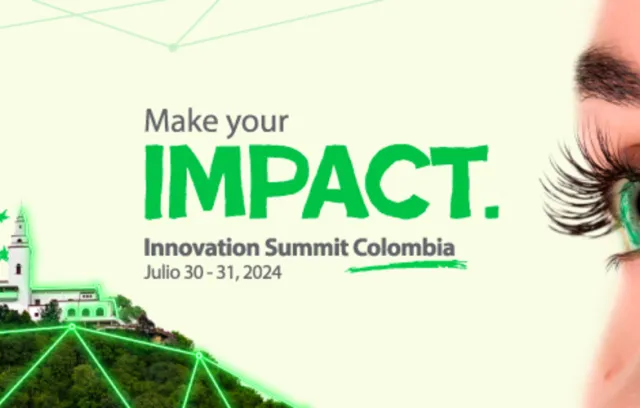 Foto de schneider electric con un logo que dice make your impact