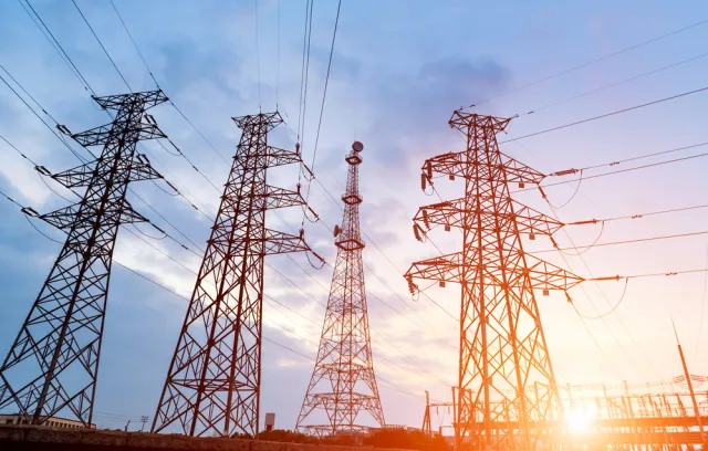 Foto de torres energéticas