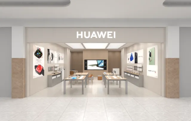 Foto de un local de Huawei en Bogotá