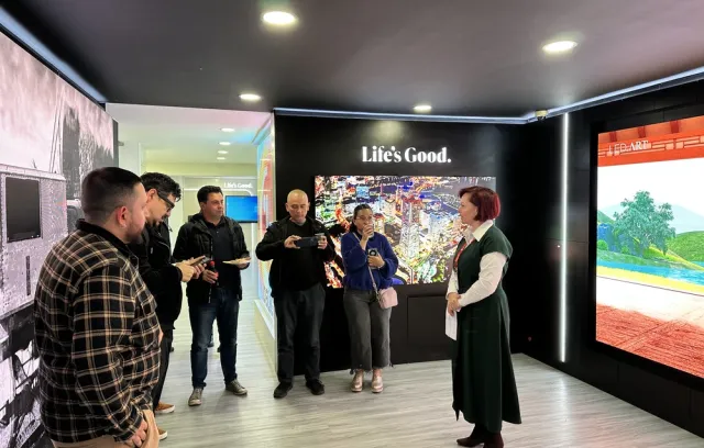Centro de exhibición LG en Bogotá