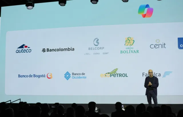 Satya Nadella, CEO de Microsoft en Colombia exposición
