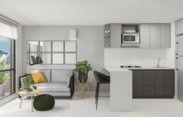 Simulación de una vivienda en Bogotá