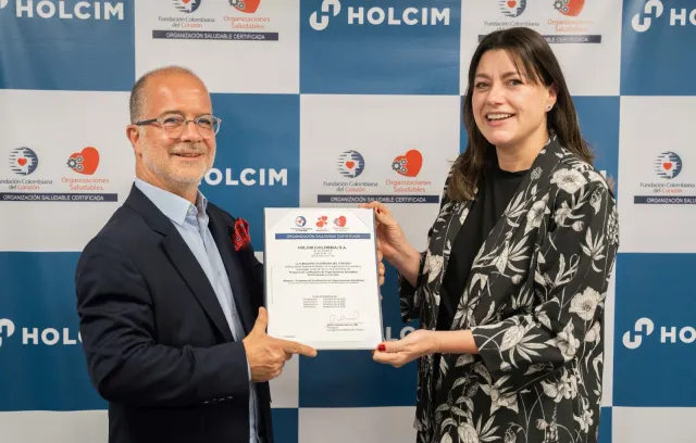 Holcim Colombia ahora es una organización saludable