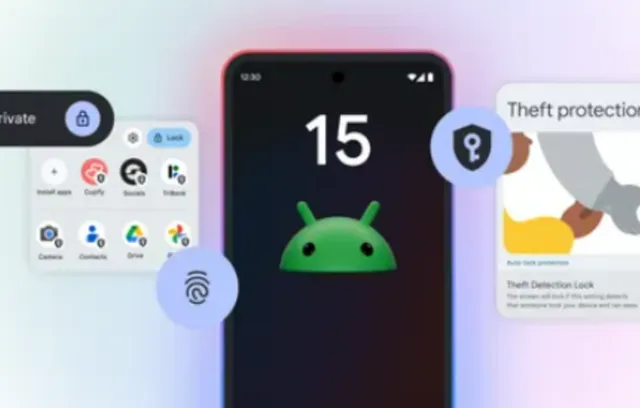 foto de un sistema android con varias opciones