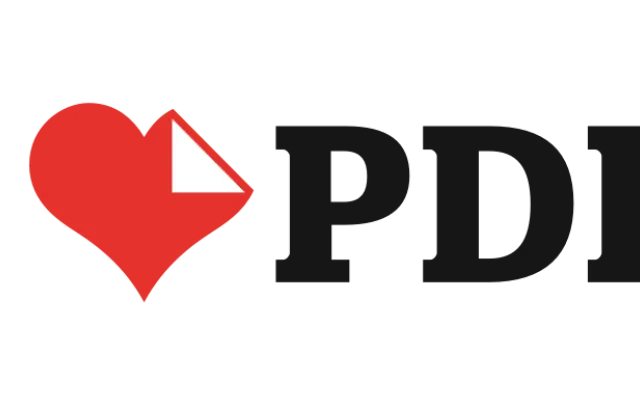 fotografia de unas letras que dicen i love pdf sobre un fondo blanco