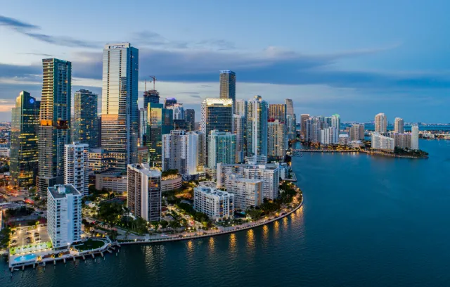 Fota aerea de miami