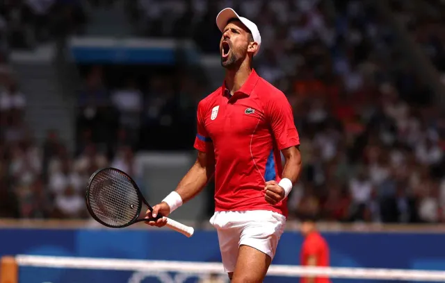 Celebración djokovic 