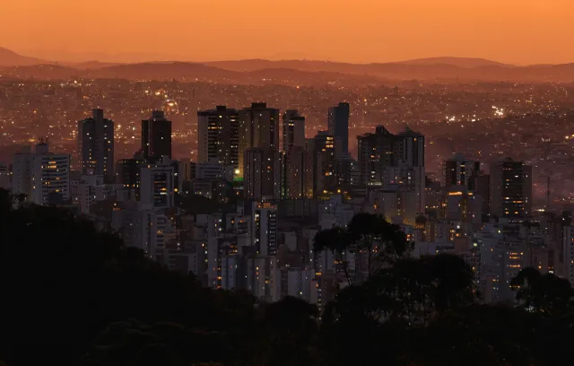 Edifcios en el atardecer