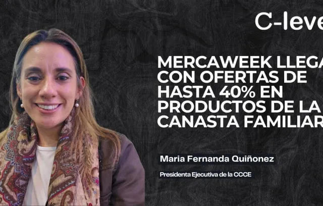 Embedded thumbnail for La fiebre del ahorro llega con Mercaweek 2024: Entrevista Maria Fernanda Quiñonez | CCCE